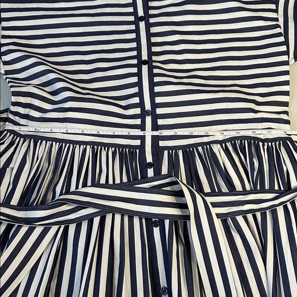 Kate Spade Striped Midi Shirt Dress - Picture 10 of 12